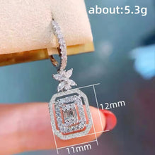 Elegant Geometric Diamond Earrings