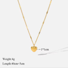 Elegant Gold Heart Necklace