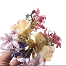 Elegant Floral Hair Clip with  Blossoms – Romantic Updo Accessory