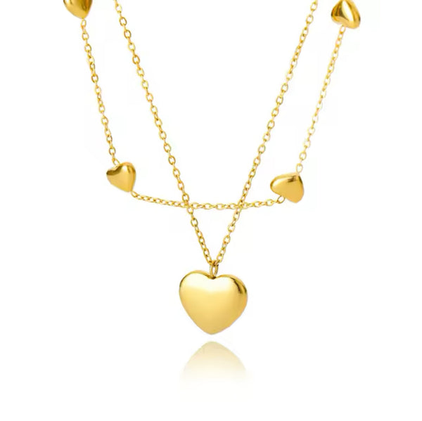 Golden Heart Necklace