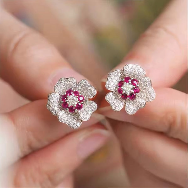 Elegant Floral Earrings