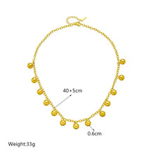 Gold Ball Chain Necklace