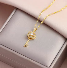 Elegant Key Pendant Necklace