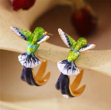 Intricate Hummingbird Earring