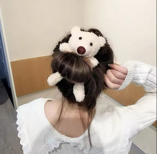 Plush Teddy Bear Hair Clip – Cute & Cozy Hair Accessory