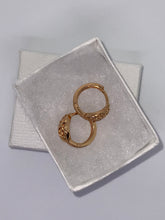 Gold small earrings