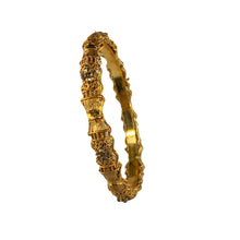 Gold Bracelet with a touch of antique look